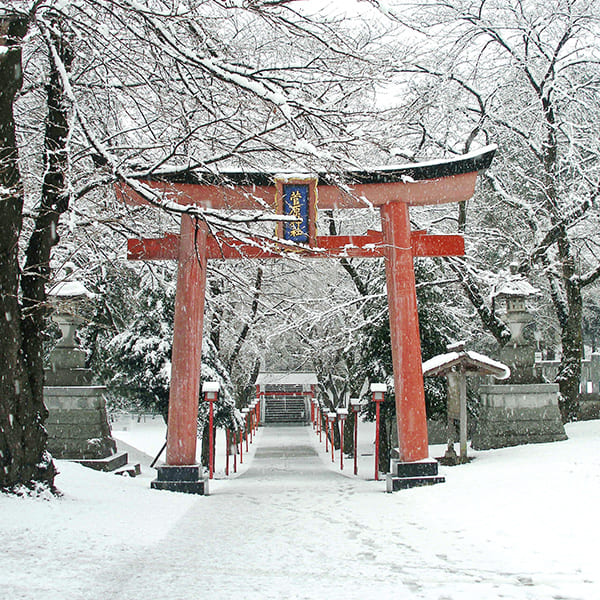 冬の鳥居